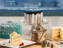 Tablet Screenshot of hananproducts.com
